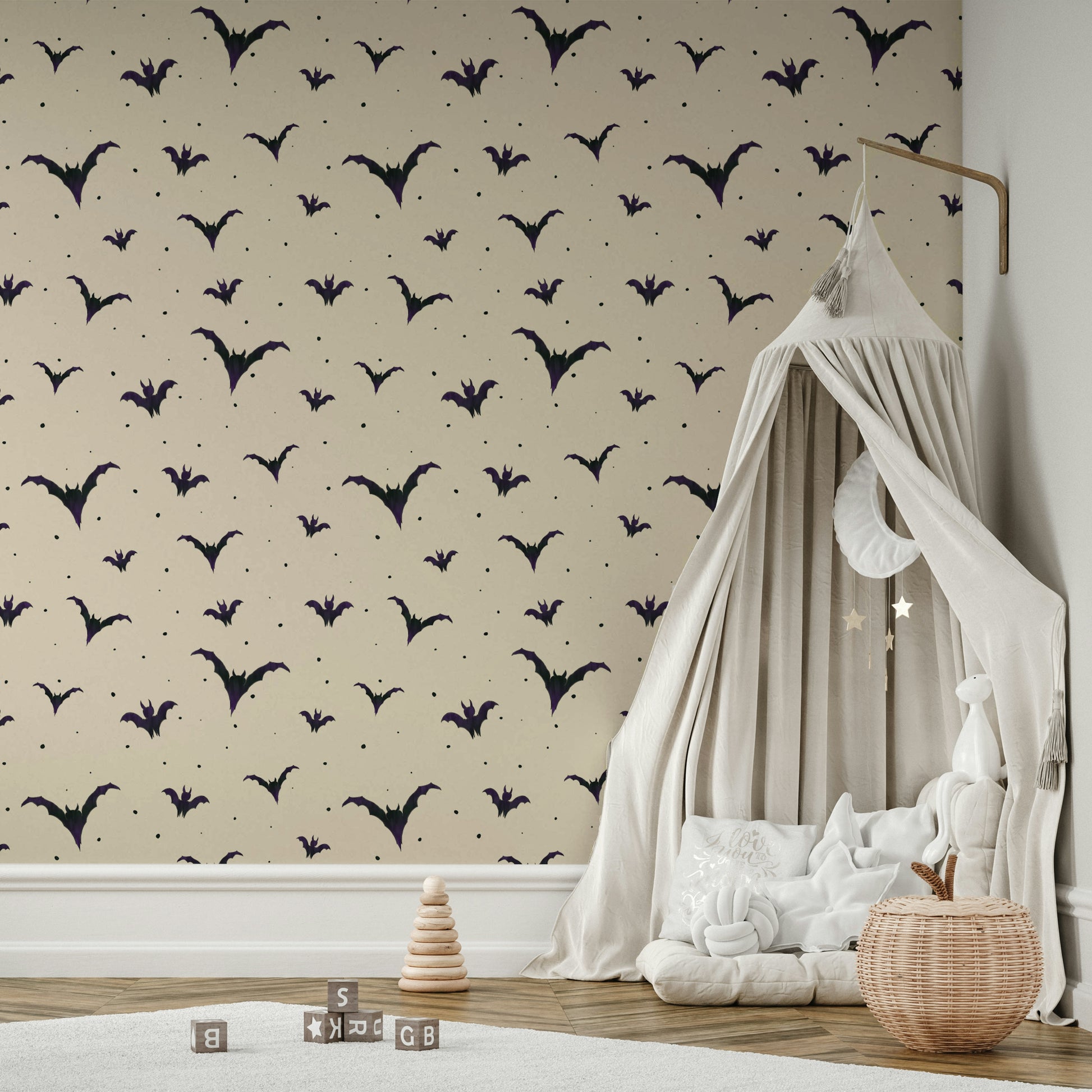 A creative studio with a bat design

