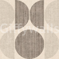 A high-quality beige geometric wall mural for walls.

