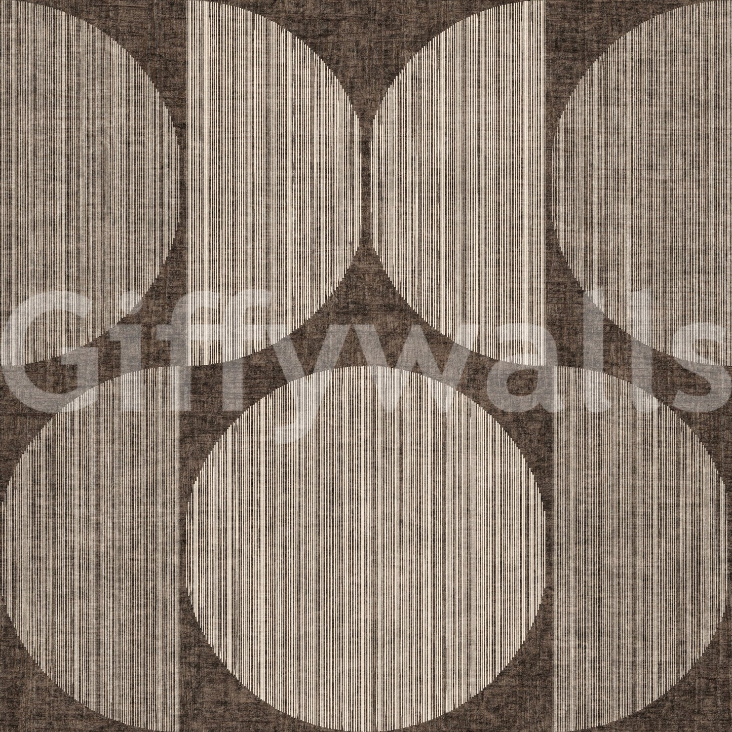 A high-quality brown geometric wall mural for walls.

