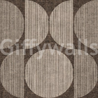 A high-quality brown geometric wall mural for walls.

