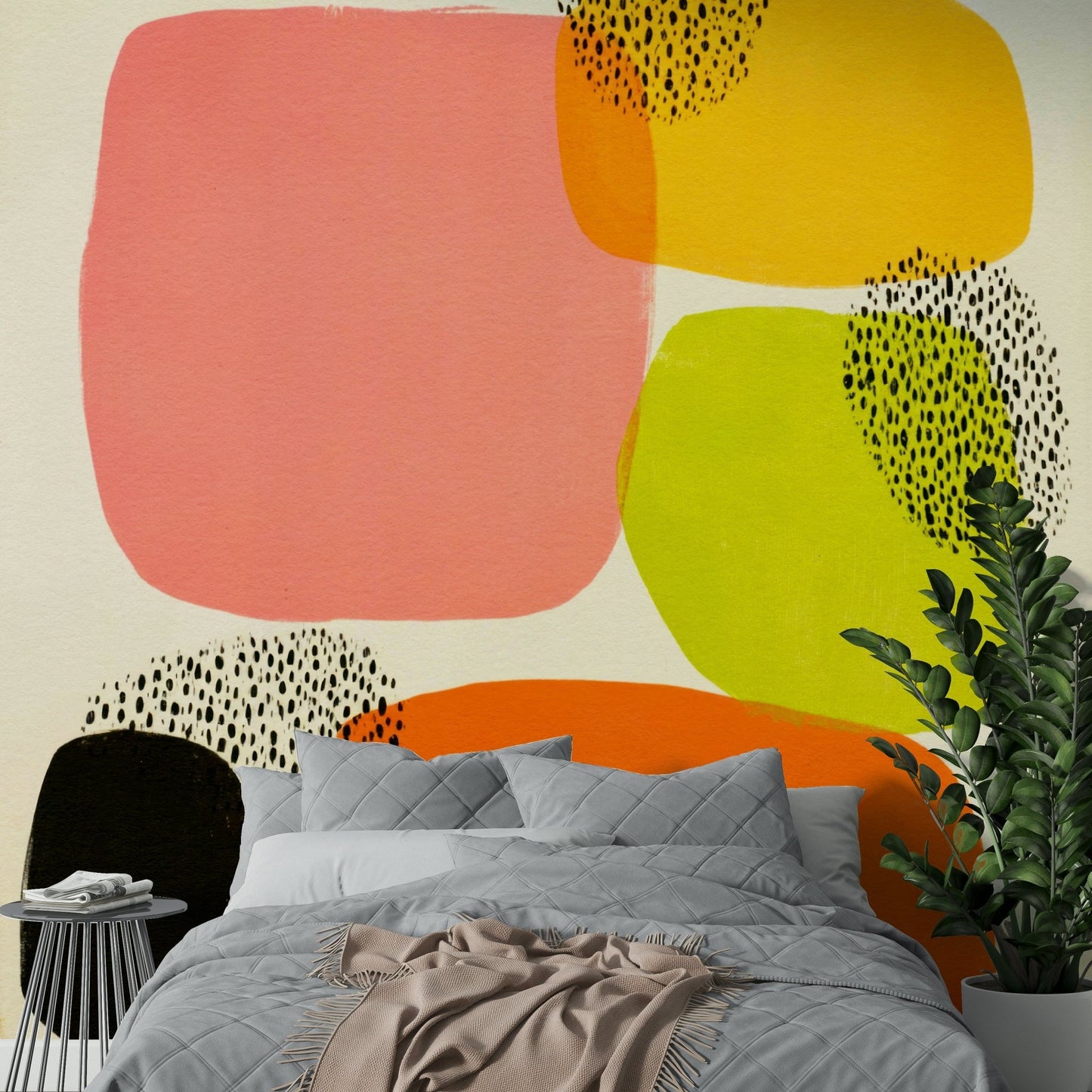 clean lines and primary colors wall art GD3331

