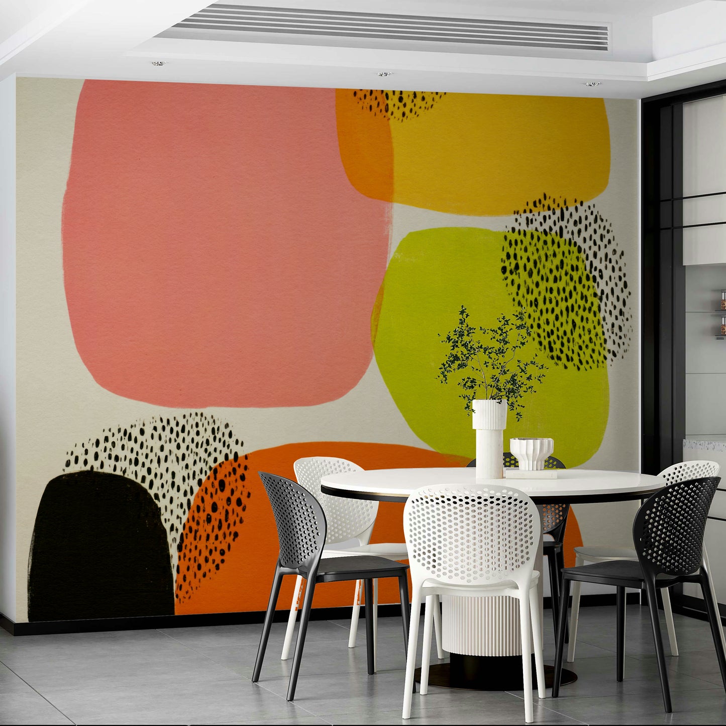 geometric composition for walls

