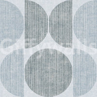 A high-quality light blue circle wall mural for walls.

