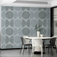 A contemplative subtle pattern wallpaper mural for a feature wall.


