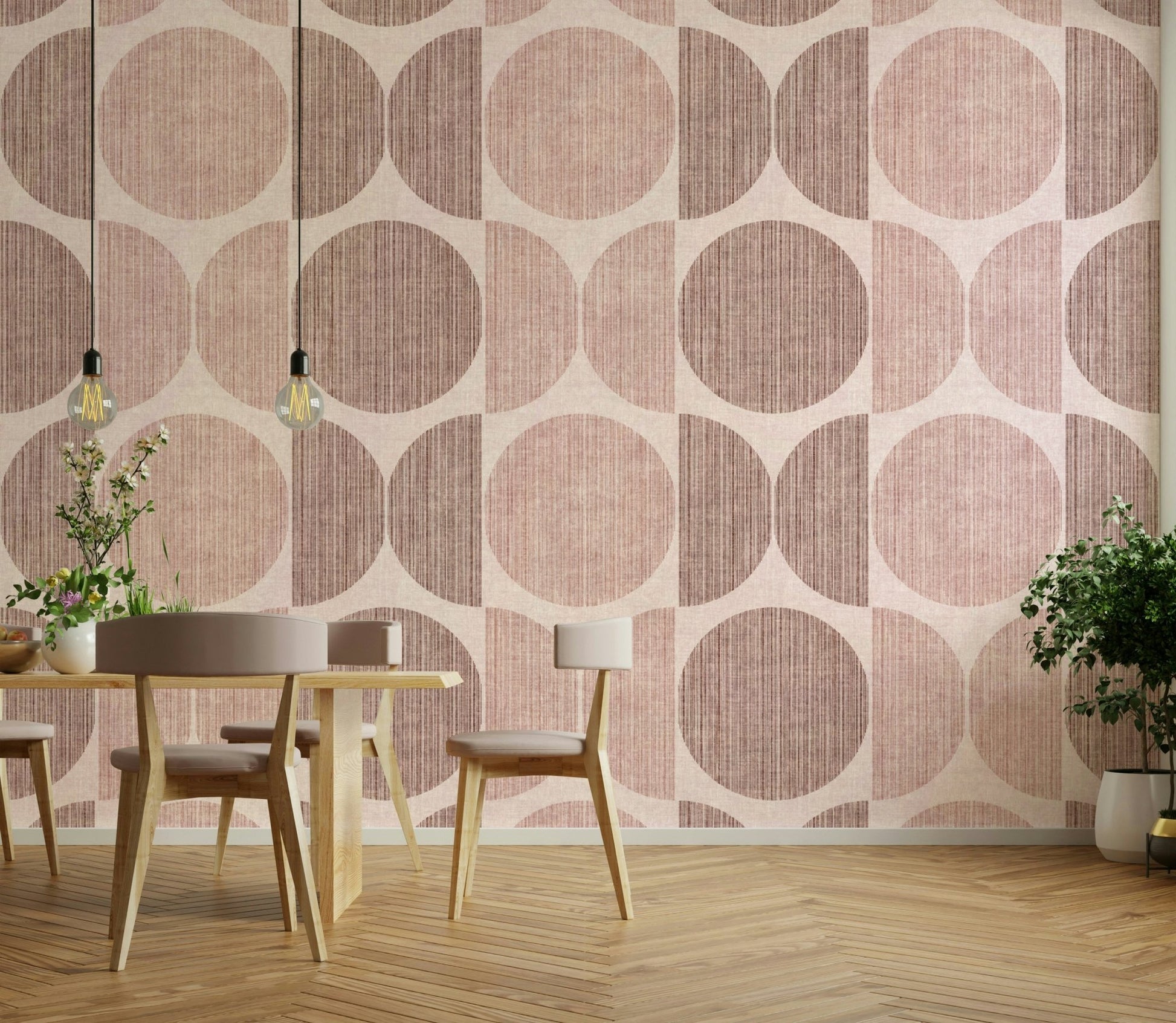 A classic Bauhaus style wallpaper for walls.

