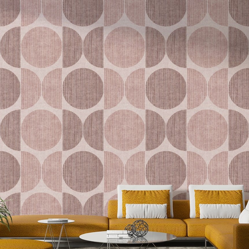 A contemplative modern design wallpaper mural for a feature wall.

