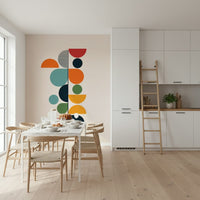 Bauhaus - Spring Wall Mural wallpaper mural with a matte finish texture.