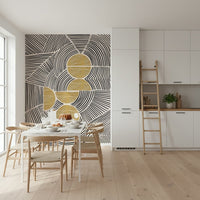 Bauhaus - Tribal Wall Mural wallpaper mural with bold primary colours., GD7843