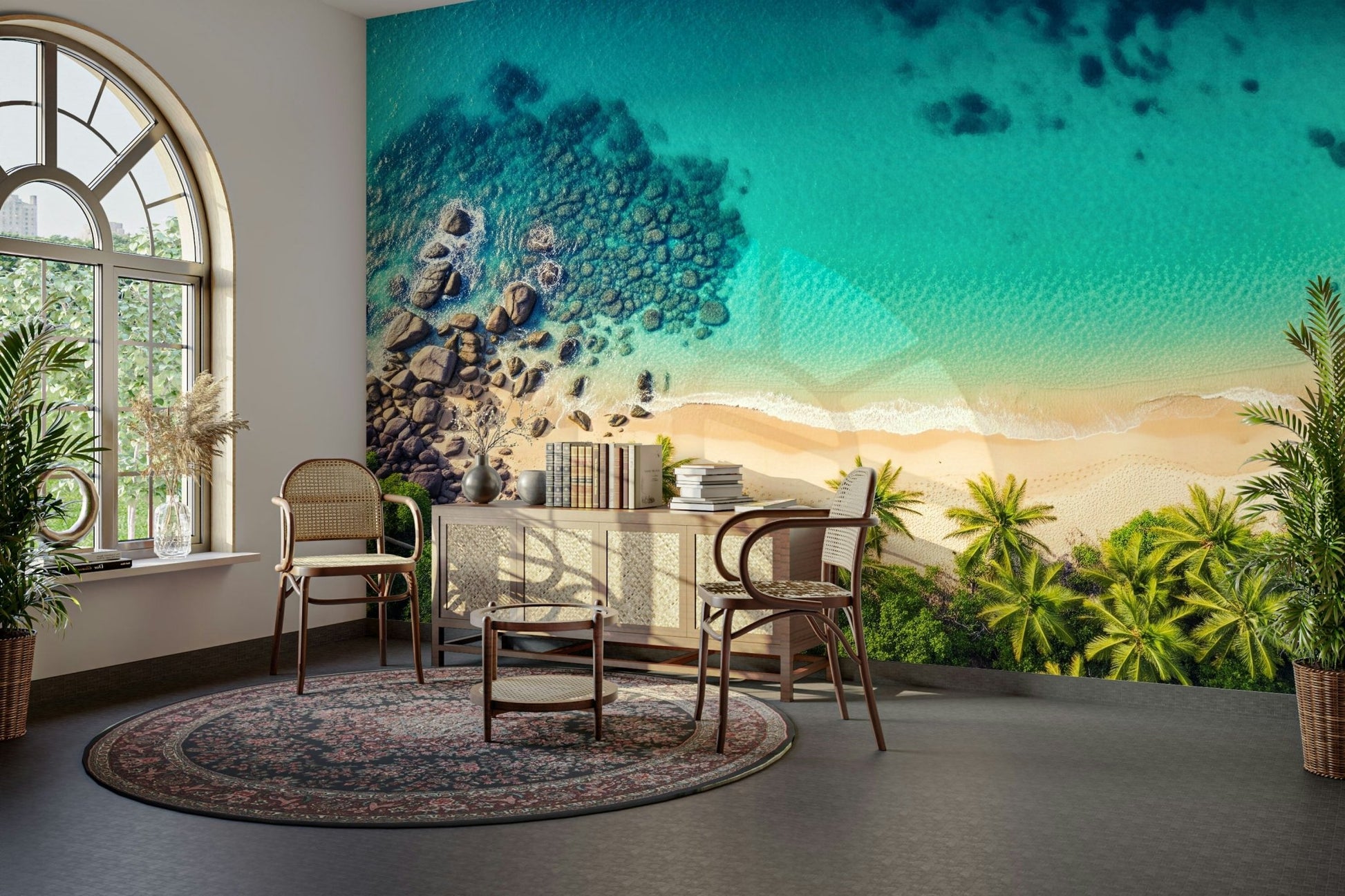 The lines are soft, not sharp.
