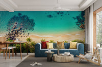 The composition is balanced and peaceful.
