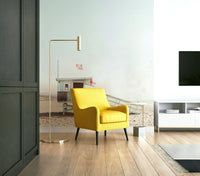 Coastal scene with ocean and sky.

