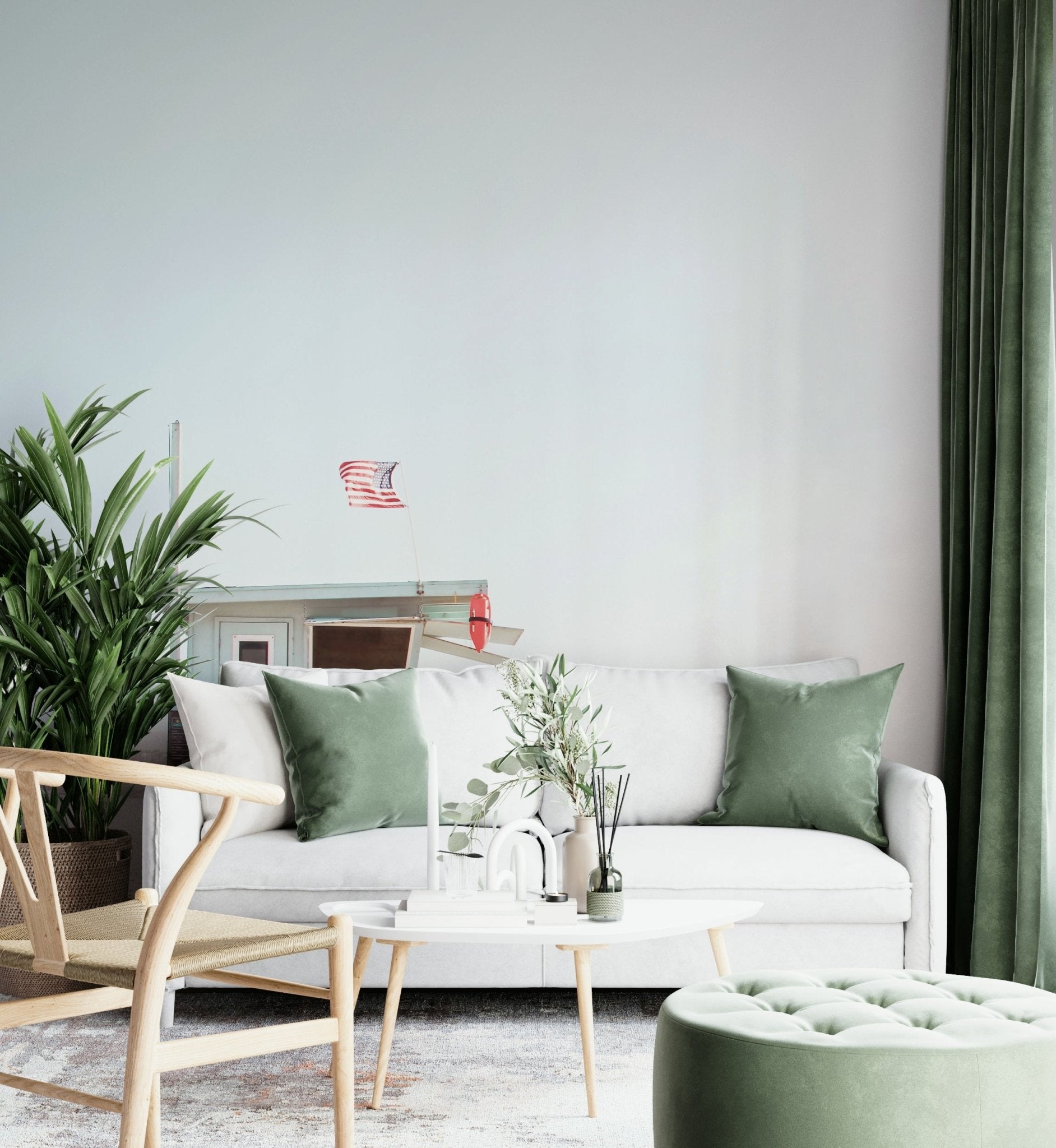 Focus on the structure of the stand and natural surroundings.

