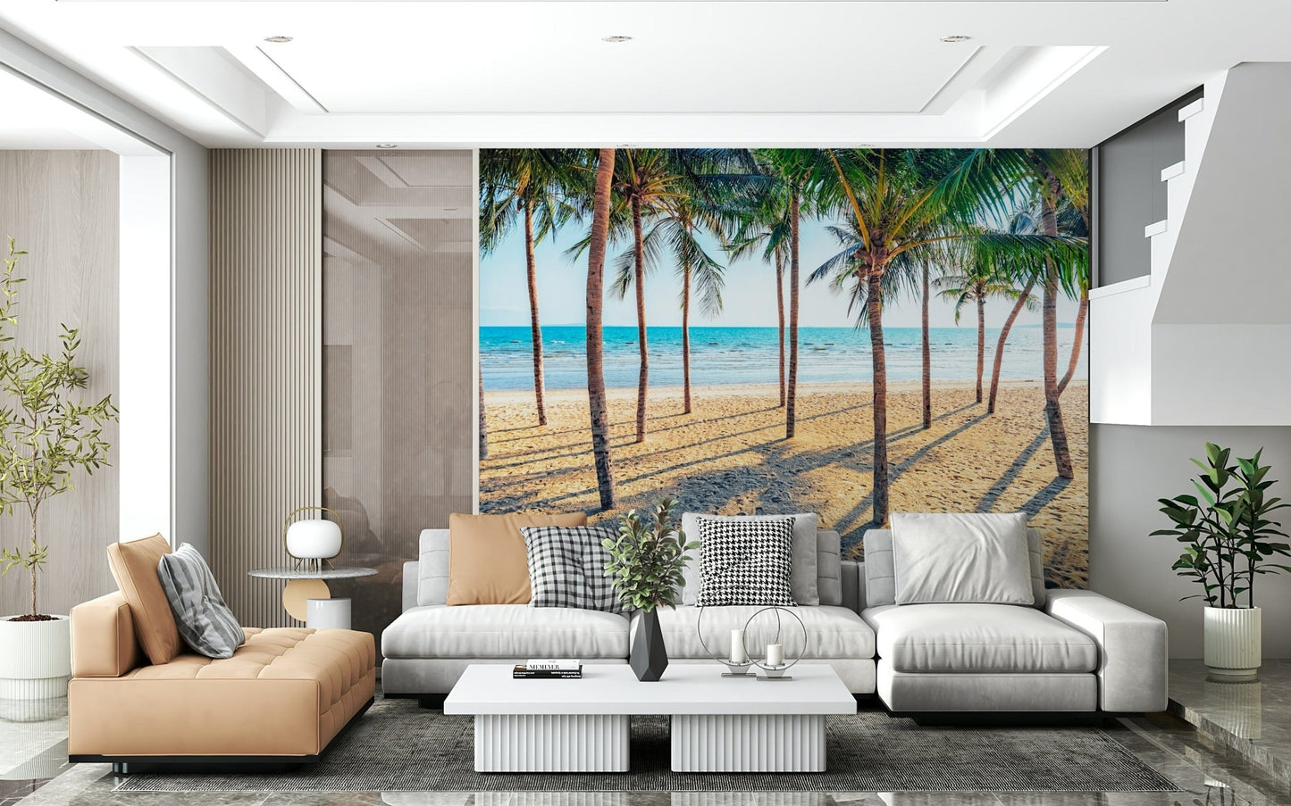 Beach Palm Paradise Wall Mural