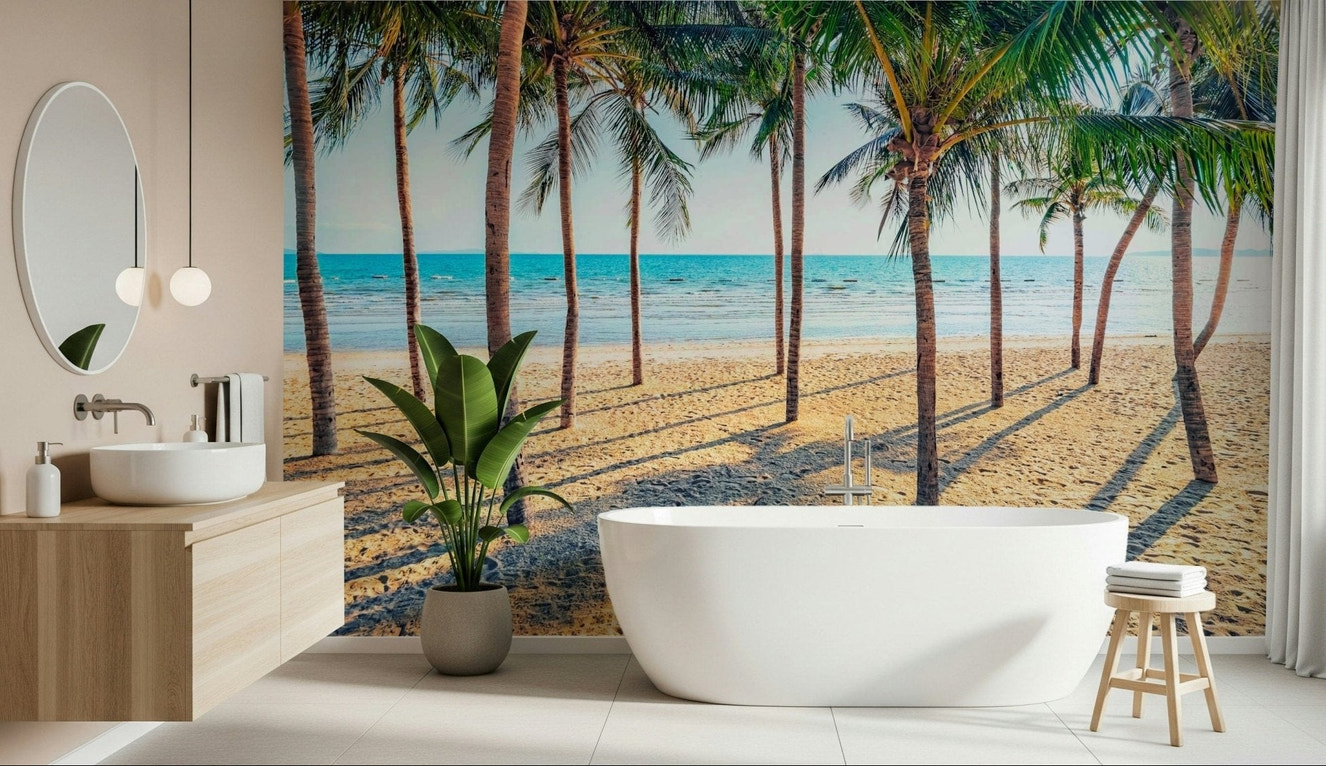 Beach Palm Paradise Wall Mural