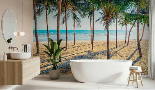 Beach Palm Paradise Wall Mural