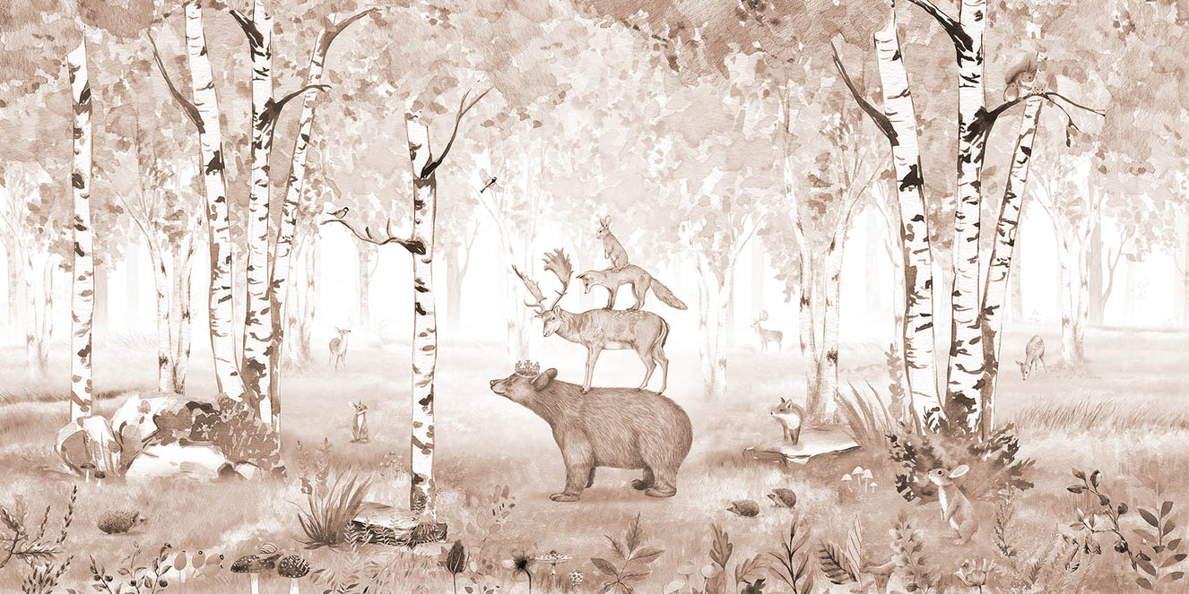 Brown Bear King Wallpaper Murals