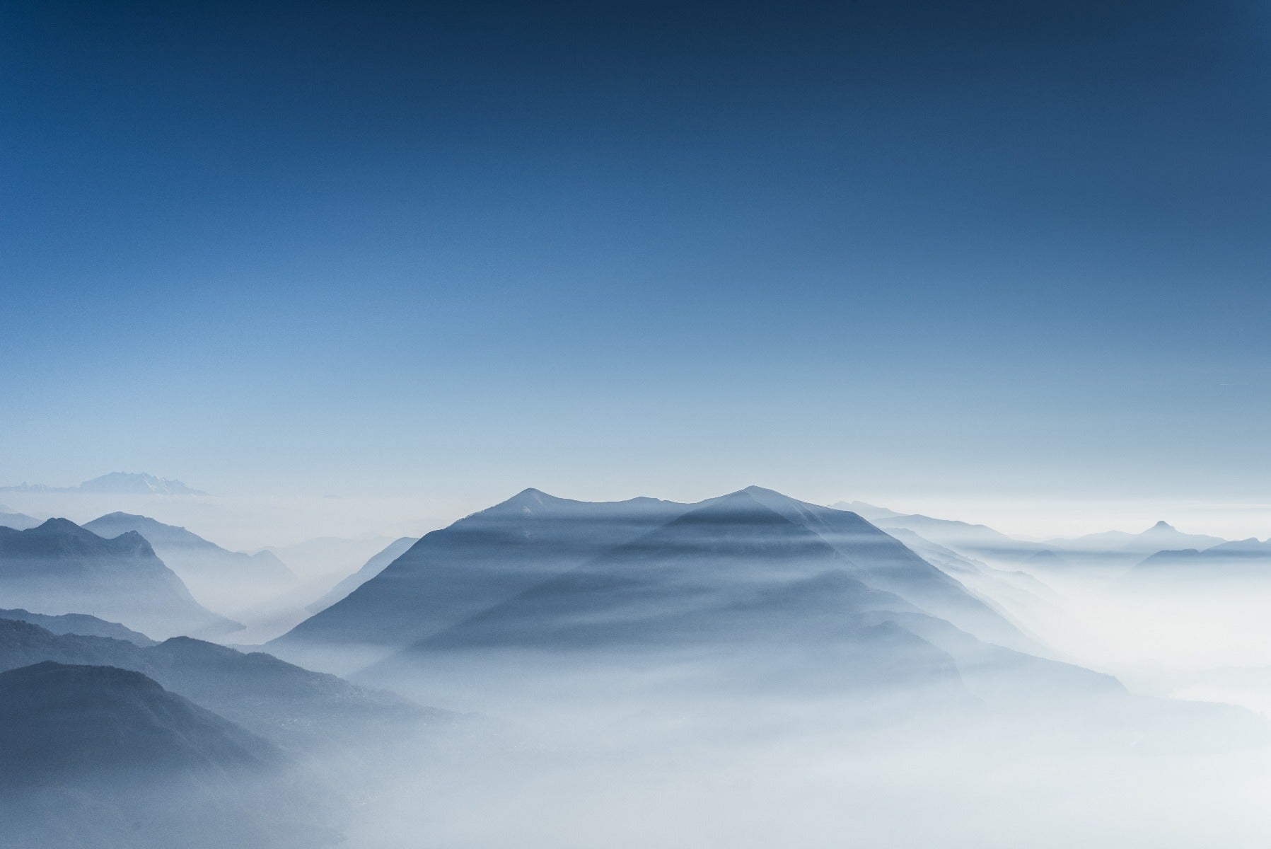 Azure Hilltops Wallpaper Mural