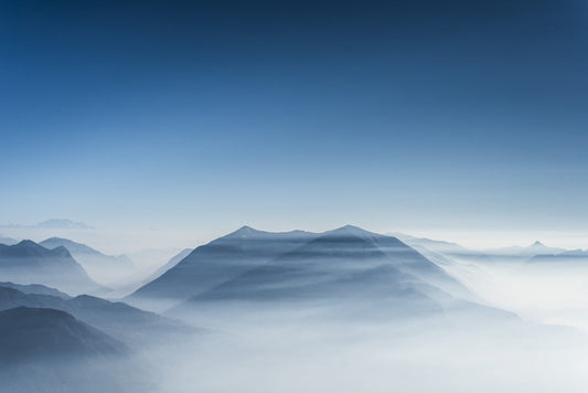 Azure Hilltops Wallpaper Mural