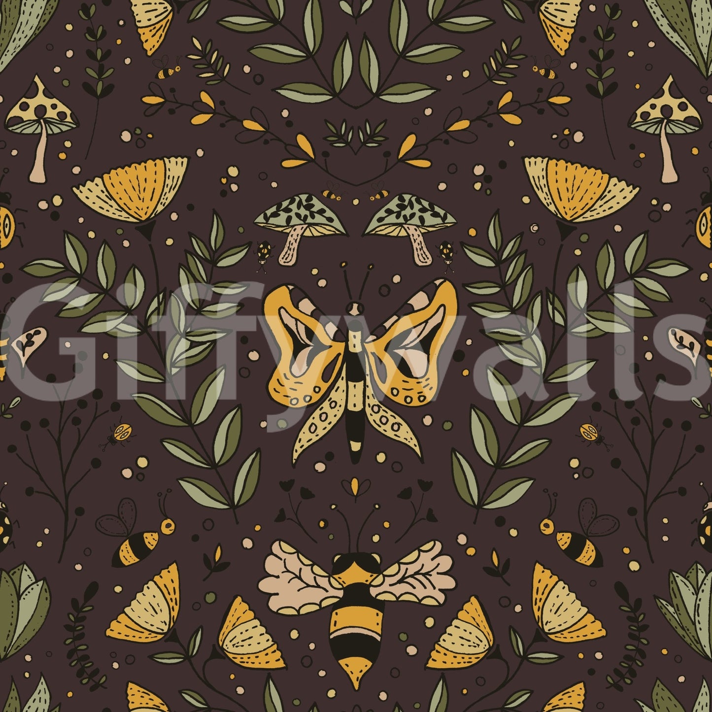 Unique nature-themed wallpaper with a creative twist.

