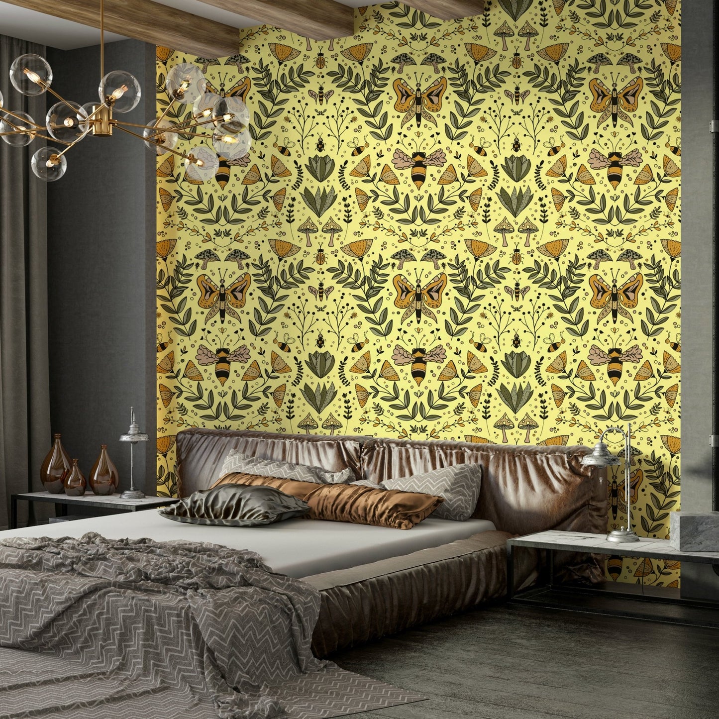 Pattern with a charming and artistic feel.

