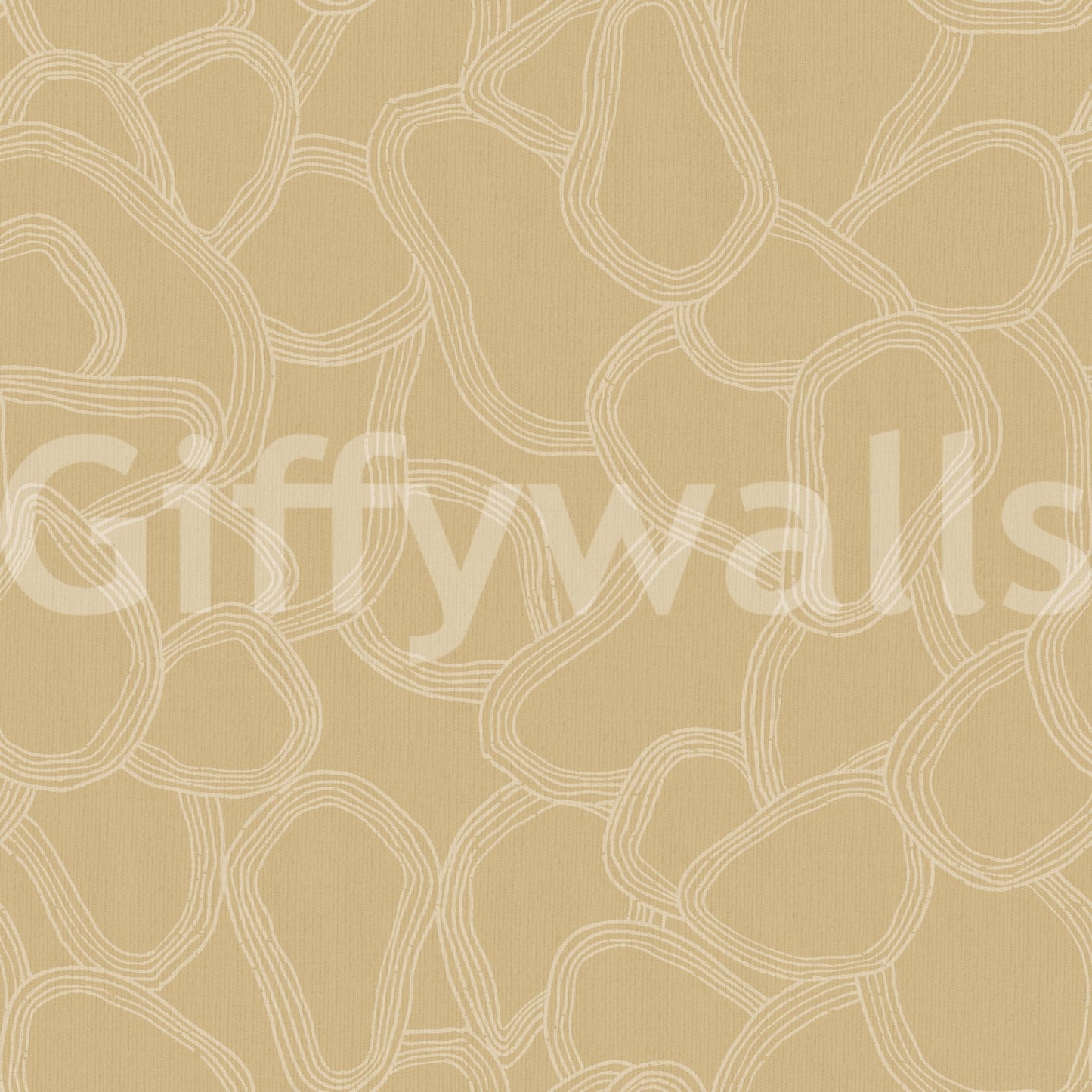 Abstract boho wallpaper with overlapping shapes

