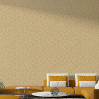 Neutral beige wallpaper with irregular arches

