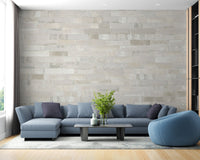 Beige Brick Textured Wallpaper Mural - Giffywalls