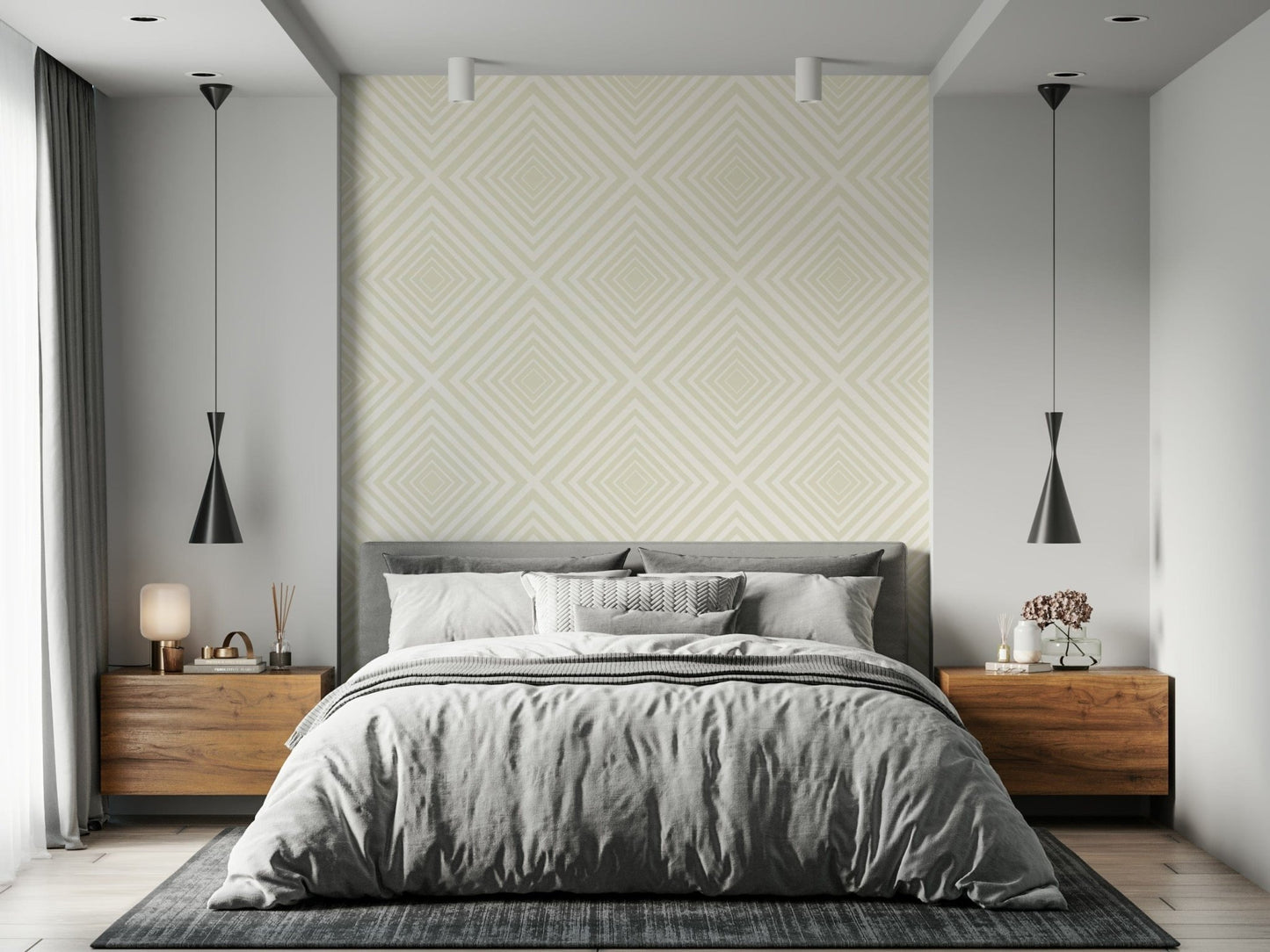 Beige Chevron Wallpaper⁠