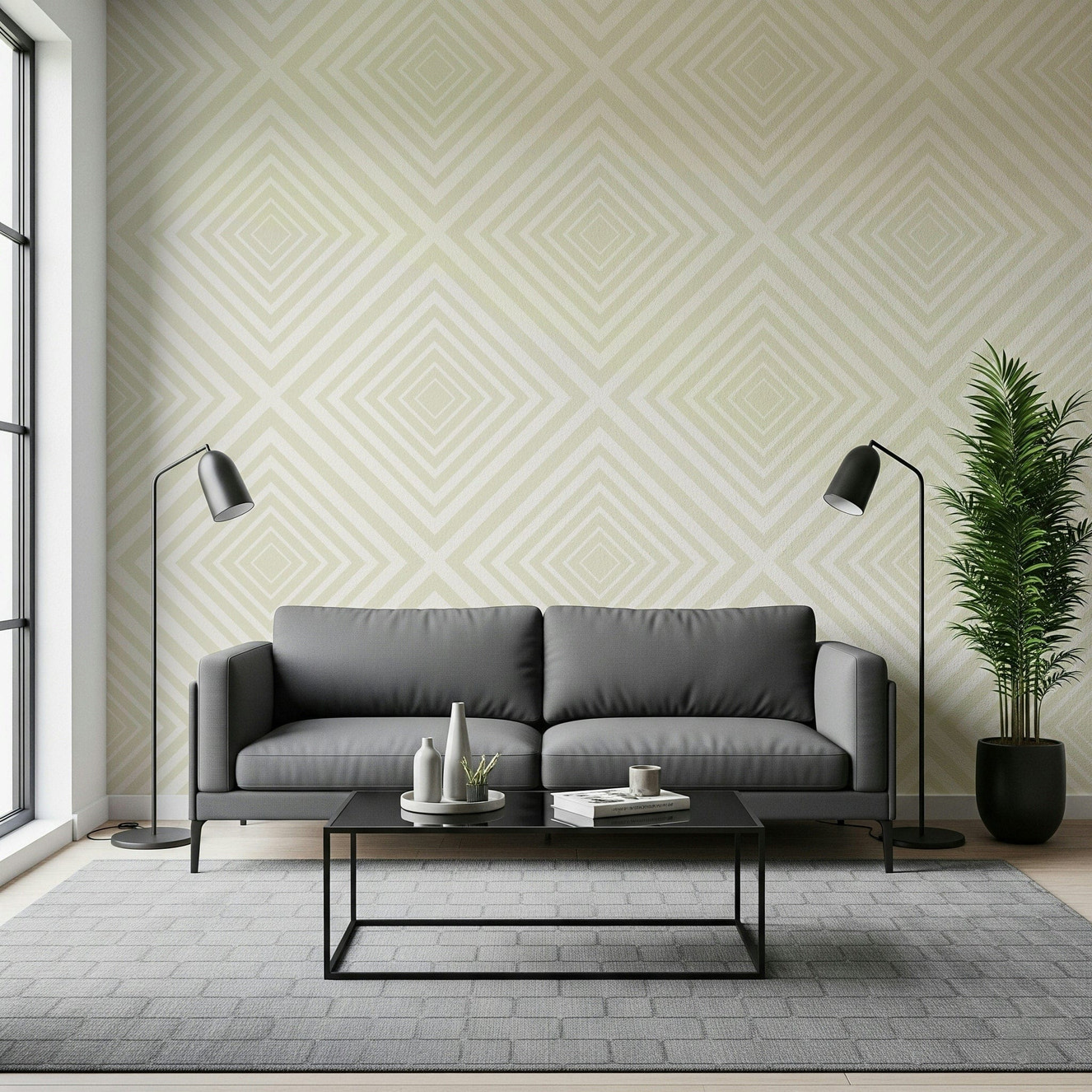 Beige Chevron Wallpaper⁠