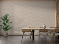 Damask pattern wallpaper mural
