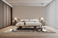 Timeless damask mural design
