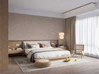 Classic beige damask wallpaper
