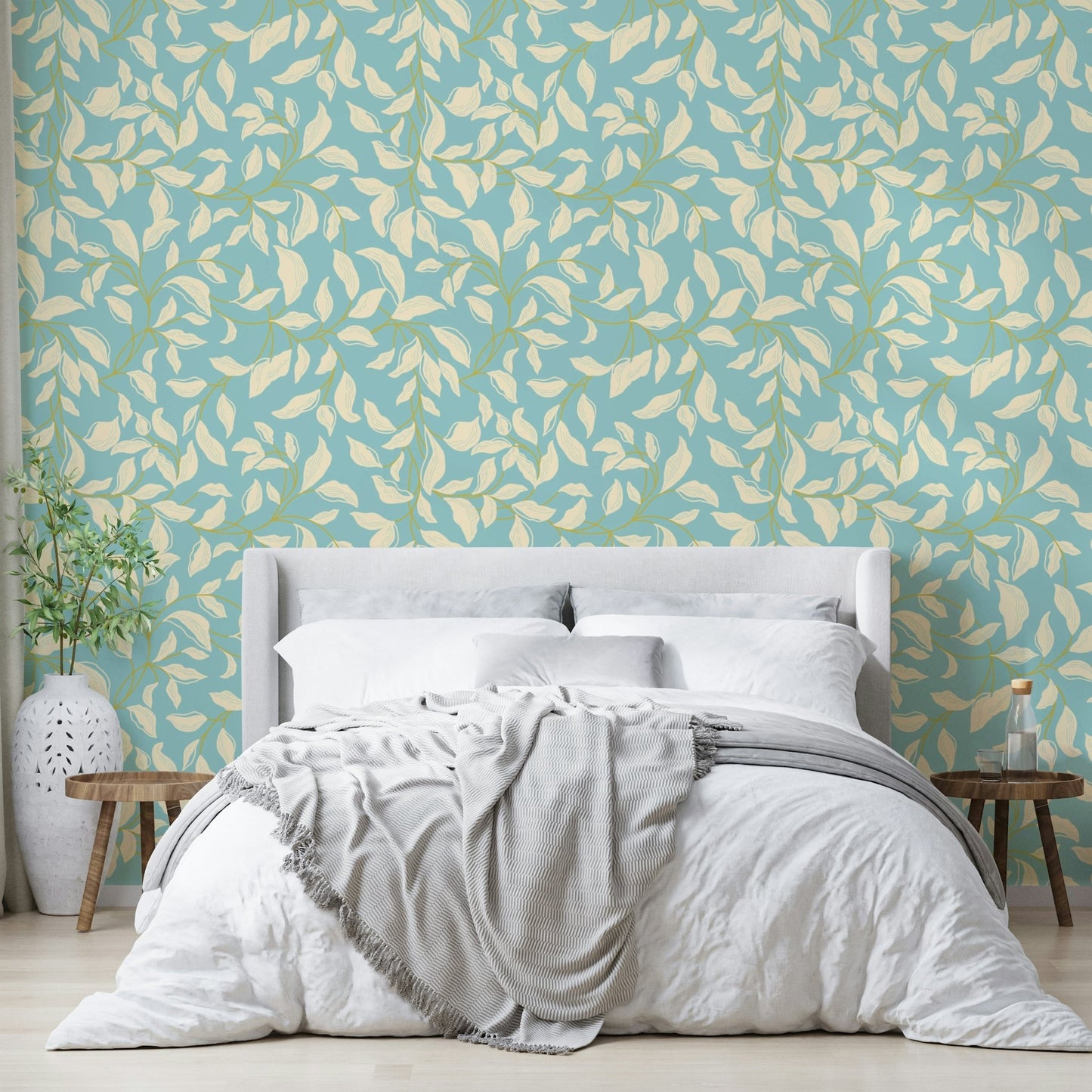 It gives a feeling of peaceful comfort and inviting natural beauty.
