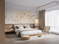 Beige Reed Wallpaper Mural C505