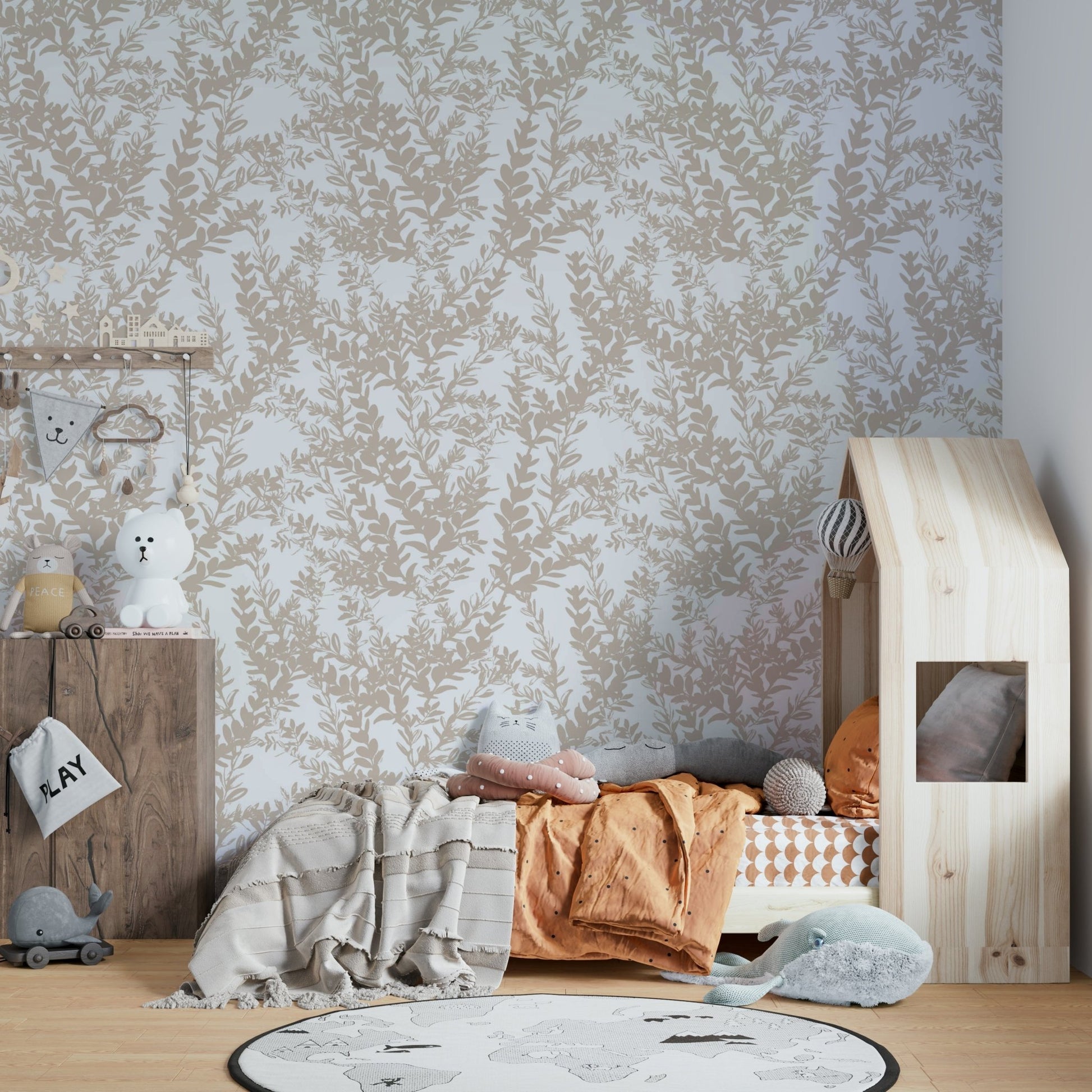 Wallpaper for walls with a calm, natural feel

