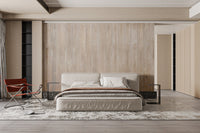Removable beige wood panel wallpaper for walls wood-04