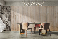 Beige Wood Panel Wallpaper Mural - Giffywalls wood-04