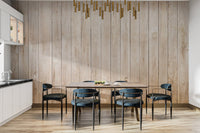 Stylish beige wood panel mural for walls wood-04