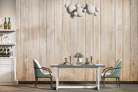 Beige Wood Panel Wallpaper Mural - Giffywalls wood-04