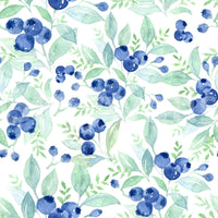 Botanical watercolor wallpaper with decorative berry branches GD7274

