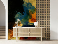 A beautiful sunny summer wallpaper mural for a bright room.