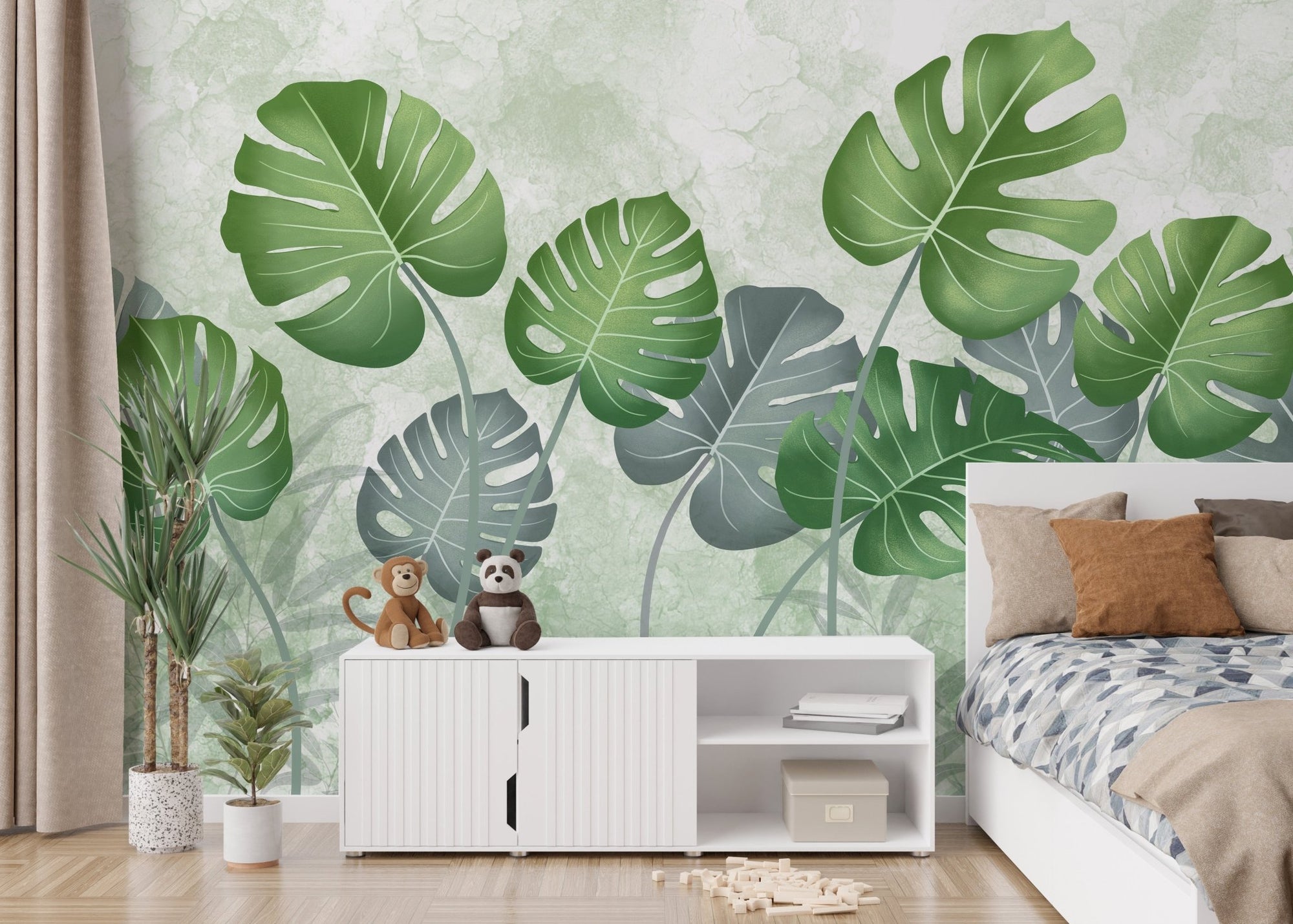 Tropical wild trees wallpaper design B230
