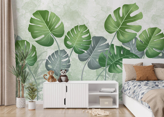 Tropical wild trees wallpaper design B230
