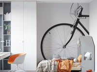 Mountain bike wall mural for an adventurous sports-themed space

