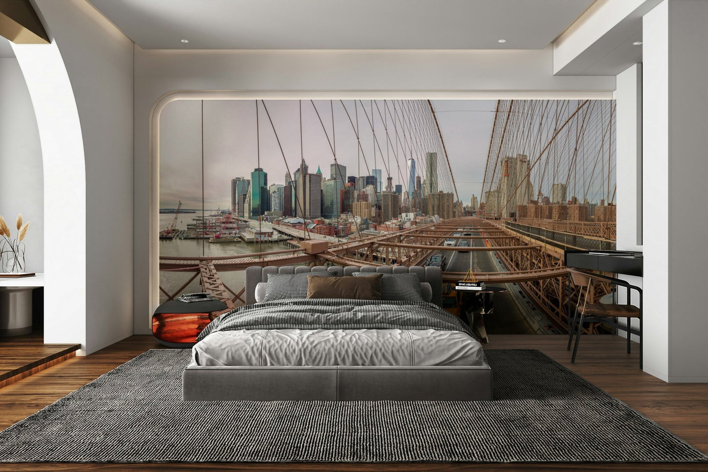 The buildings are a mix of styles and heights.

