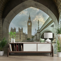 Big Ben clock tower and Houses of Parliament.

