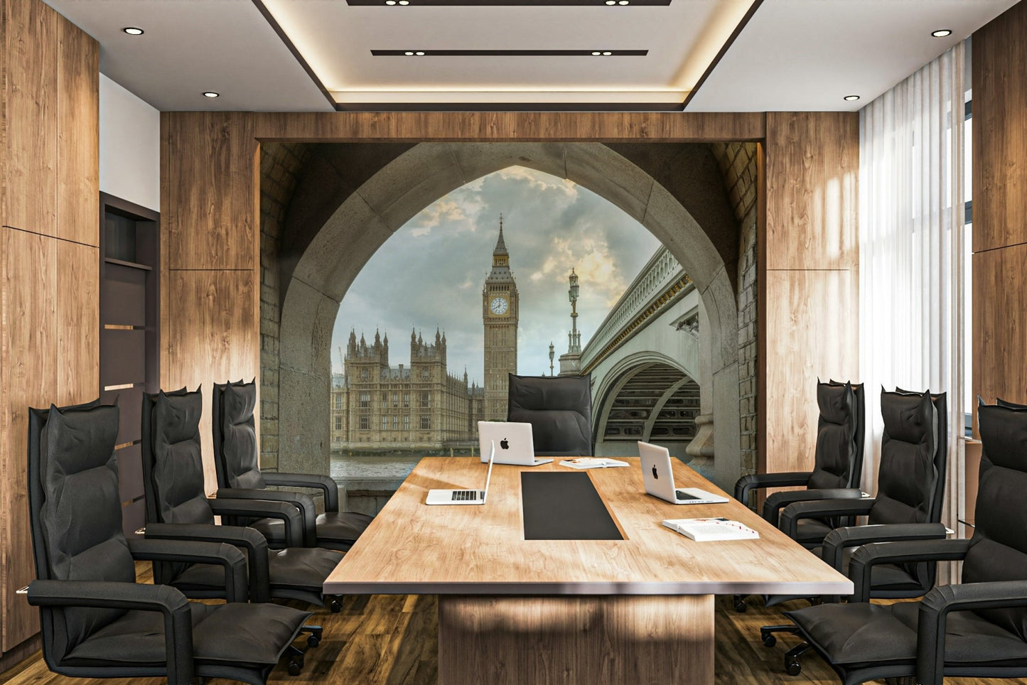 Architectural splendor and city charm.

