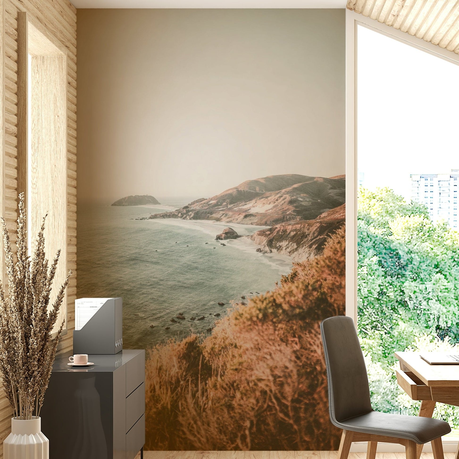 Nature-inspired mural of Big Sur’s dramatic coast

