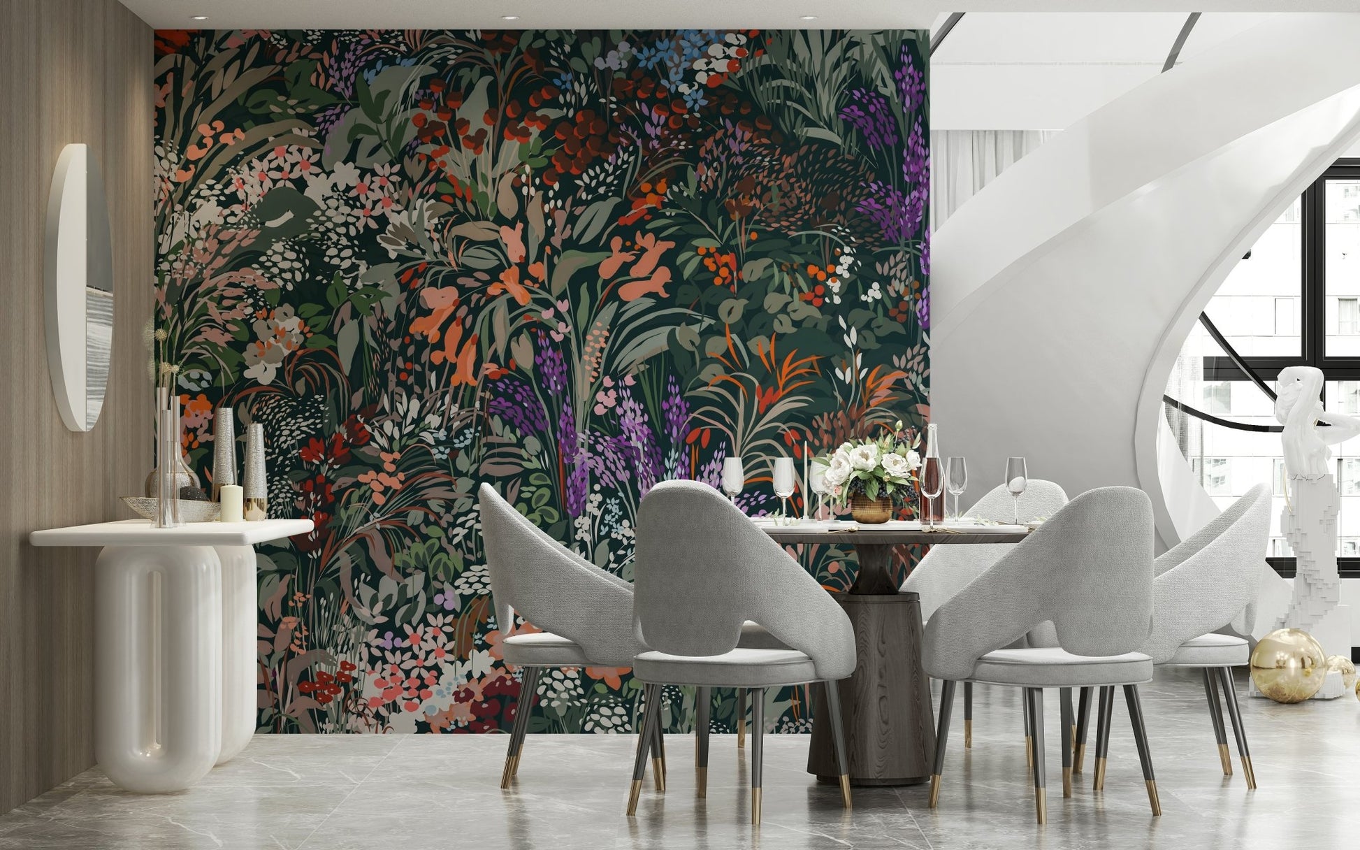 Rich forest floor scene on Biodiversity Canvas Wall Mural., GD6488