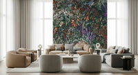Biodiversity Canvas Wall Mural accent wall for a peaceful bedroom., GD6488